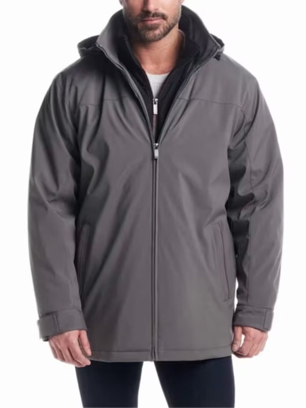 Weatherproof Stretch Tech Ultra Men’s XXL Gray Windproof Water Resist Jacket NWT